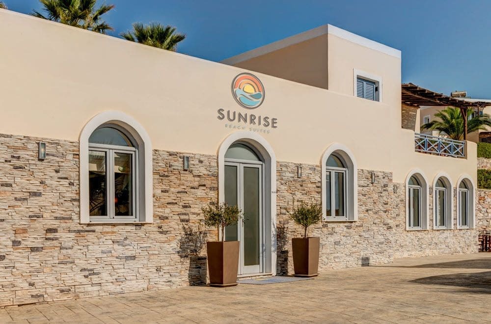 Sunrise Beach Suites Azolimnos Exterior foto